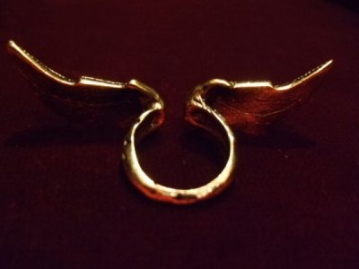 画像2: 【再入荷】Antique Gold Wing Ring