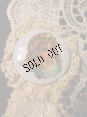 画像2: ヴィクトリアンエンジェル　レースブローチ (2)