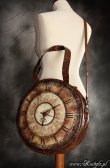 画像4: ヴィクトリア調の時計鞄  " VICTORIAN CLOCK" round steampunk handbag A4 (4)