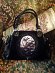 画像2: "VAMP" gothic cameo handbag on metal frame, flying bats 蝙蝠のバッグ (2)