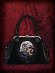 画像1: "VAMP" gothic cameo handbag on metal frame, flying bats 蝙蝠のバッグ (1)