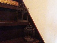 画像3:  Wire Bird Cage 吊り下げ鳥かごファッションケージ