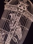 画像4: Raven in victorian cage birdcage women gothic T-shirt (4)