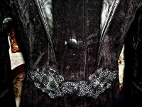 画像2: black velvet victorian coat