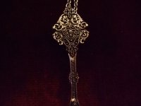 画像1: pendant "ANTIQUE SPOON" ーWe're all mad hereー