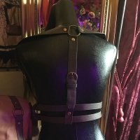 画像3: Underbust harness " WIDE STRAPS BELT BROWN"スチームパンクハーネス