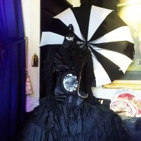 画像3: [再入荷]"CABARET" Waterproof gothic STRIPES　umbrella, parasol