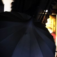 画像1: [再入荷]gothic "WITCH"umbrella classical pagoda