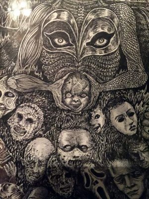 画像6: 「恐怖の宴」  Horror Feast 近藤宗臣直筆原画 (6)