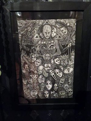 画像2: 「恐怖の宴」  Horror Feast 近藤宗臣直筆原画 (2)