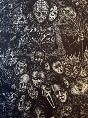 画像5: 「恐怖の宴」  Horror Feast 近藤宗臣直筆原画 (5)