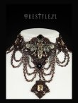 画像1: [再入荷] "MECHANICAL BEE BRONZE" necklace, insect jewellery, steampunk (1)