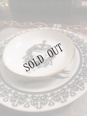 画像8: [再入荷] no.38 髑髏皿（金縁） (8)