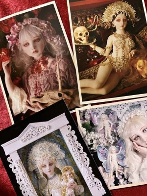 画像2: Mari Shimizu　人形写真ポストカードセット　(3)　6枚組 (2)