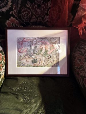 画像2: 「忘れない庭」額装原画 (2)