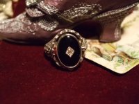 画像1: Victorian Cameo Flip Ring