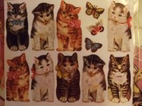 画像3: 【再入荷】victorian お座り猫ダイカットシール