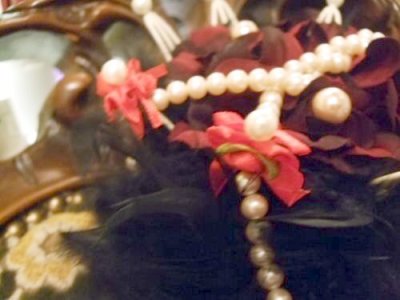 画像2: 薔薇の王冠ドレスハット　赤×黒