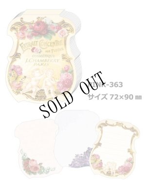 画像10: {再入荷}Victorian 3柄入り　フルカラーダイカットメモ (10)