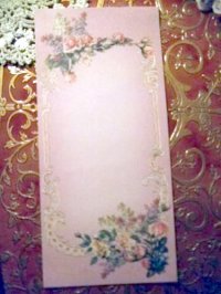 画像1: Victorian Pink Rose　一筆箋　レターセット