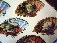 画像3: 【再入荷】Victorian Fan　扇子のシール