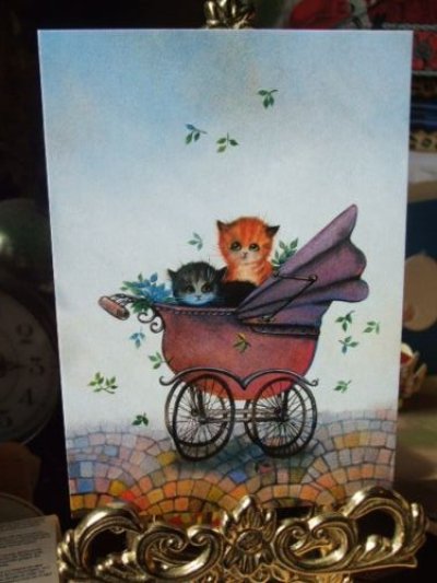 画像1: [再入荷]Renate Koblinger　Cat Post Card