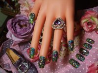 画像3: [art nail]　Decadence Green