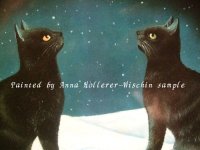 画像2: 【再入荷】Anna Hollerer-Wischin　Cat Post Card