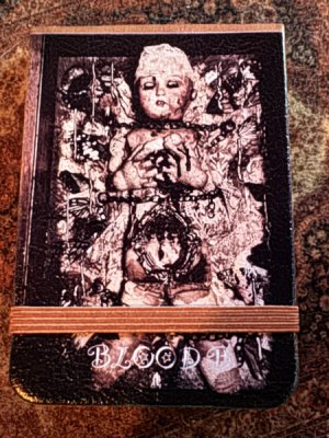 画像1: Blood B.ハードカバーメモパッドBrown (1)