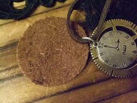 画像3: LeatherNecklace "Clock"