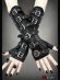 画像1: [再入荷] Gothic arm warmers gloves with buckles (1)