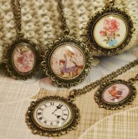 画像3: 古美　アンティークテイストピクチャーアクセサリー「Antique　Rose」