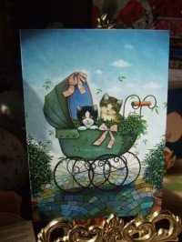 画像1: Renate Koblinger　Cat Post Card