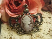 画像1: 【再入荷】cameo Brooch　[Erizabeth]