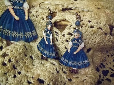 画像3: Doll Blue Dress Fashion Juwelry
