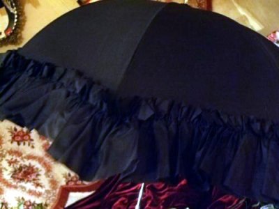 画像2: 【再入荷】プリンセスボリュームフリルアンブレラ（雨傘）