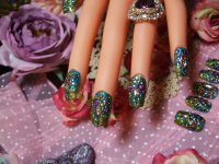 画像2: [art nail]　Decadence Green