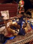 画像1: イタリア製ヴェネチアンカーニバルマスク・マスケラ【Iris】イリス (1)