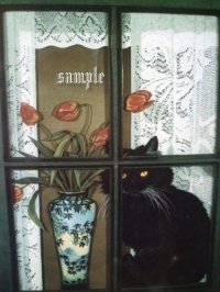 画像1: 【再入荷】Annemarie Bardon　Cat Post Card