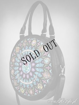 画像3: Round bag " CATHEDRAL ROSETTE" stained glass Beauty and the Beast A4 (3)