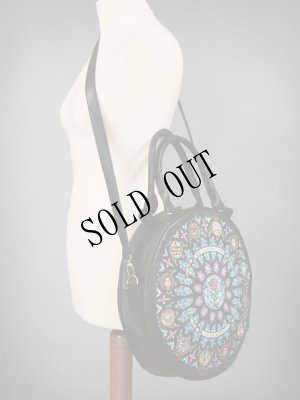 画像5: Round bag " CATHEDRAL ROSETTE" stained glass Beauty and the Beast A4 (5)