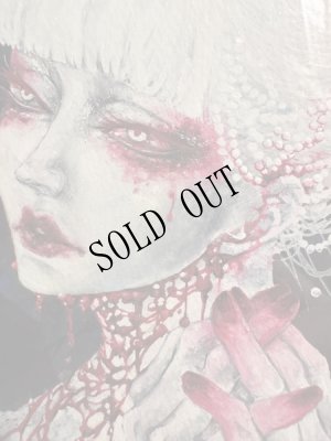 画像3: 「Miss Red Sorrow」額装原画 (3)