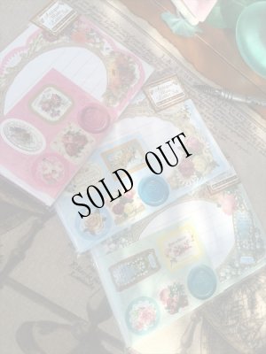 画像2: [再入荷]アンティーク柄 ダイカットレターセット (2)