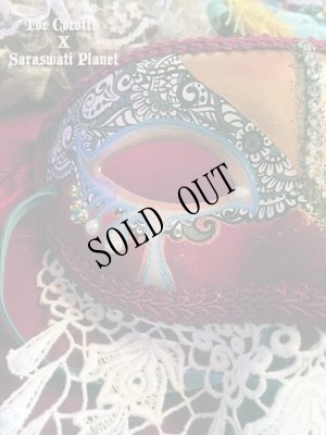 画像8: Toe Cocotte  X Saraswati Planet 装飾マスク "Tears of Lace" (8)