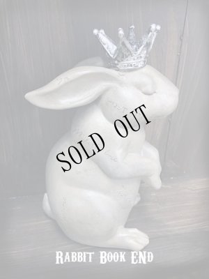 画像2: [再入荷] うさぎのブックエンド　１ペア (2)
