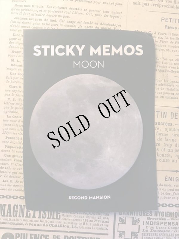 画像1: メルマガプレゼント Moon Sticky Memos　月の付箋 (1)
