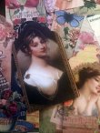 画像3: Vintage TAG PaperーLady&Flowersー40pcs (3)