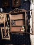 画像7: [再入荷] 木製家具バロックウッド　ウォールガラスシェルフ (7)