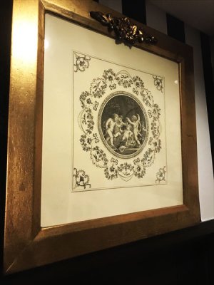画像7: 「葡萄を食べる天童達」Central design of four cherubs eating grapes. (7)