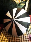 画像8: [再入荷]"CABARET" Waterproof gothic STRIPES　umbrella, parasol (8)